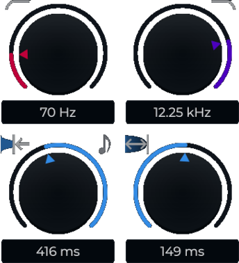 Shape, tone and time controls