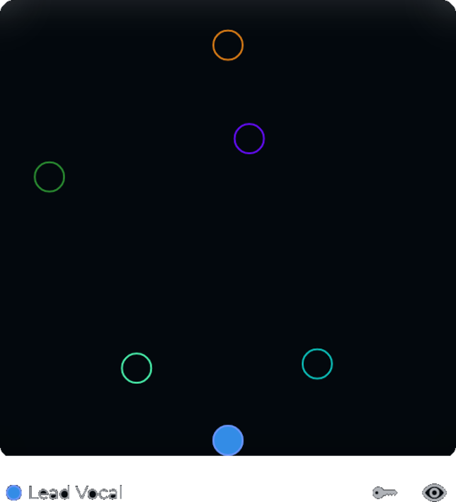 XY pad with multiple instances
